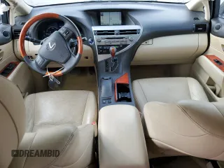 2010 Lexus RX 450h with VIN JTJBC1BA1A2414418, listed as a Copart auction lot 51016425 with 47,883 mi miles and Salvage Title. Bid and sale history available at DreamBid. Image 8.