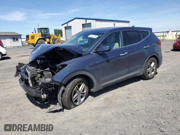 2017 Hyundai Santa Fe 2.4L with VIN 5XYZTDLB4HG428937, listed as a Copart auction lot 58637205 with 76,872 mi miles and Salvage title. Bid and sale history available at DreamBid. Image 1.
