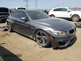 2015 BMW M4 with VIN WBS3R9C52FK334101, listed as a Copart auction lot 68430084 with Not Provided miles and Salvage Title. Bid and sale history available at carsss.com. Image 4.