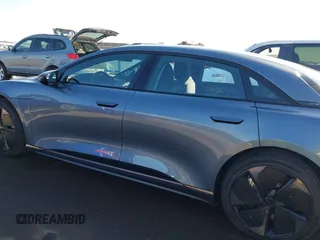 2025 Lucid Air Pure with VIN 50EA1PGA6SA002823, listed as a IAAI auction lot 41840873 with 756 mi miles. Bid and sale history available at carsss.com. Image 15.