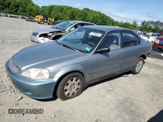 2000 Honda Civic VP z VIN 2HGEJ6617YH512191, wystawiony jako Copart lot #57139055 z przebiegiem 180 038 mil mil oraz Szkoda całkowita • Salvage title. Historia ofert i sprzedaży dostępna na DreamBid. Obrazek 1.