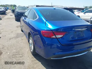 2015 Chrysler 200 Limited with VIN 1C3CCCAB5FN543124, listed as a IAAI auction lot 42024781 with 196,020 mi miles. Bid and sale history available at carsss.com. Image 3.