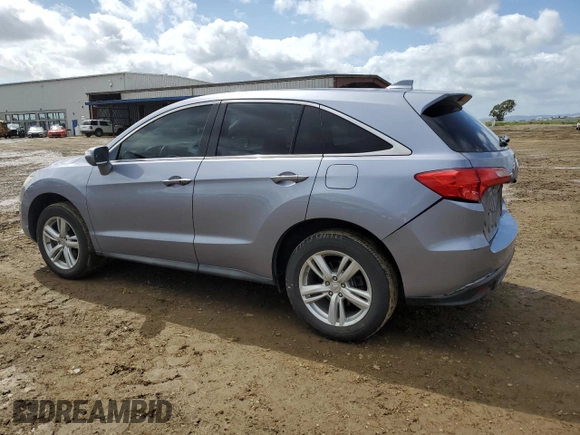 2015 Acura RDX Tech Pkg with VIN 5J8TB3H59FL005733, listed as a Copart auction lot 50652225 with 124,559 mi miles and Salvage Title. Bid and sale history available at carsss.com. Image 2.