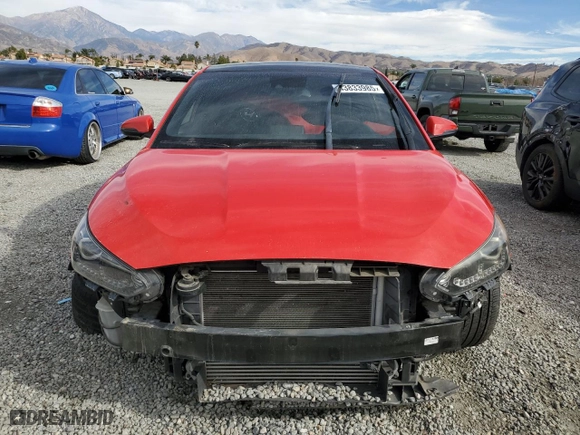 2019 Hyundai Veloster Turbo R-Spec with VIN KMHTH6AB5KU005369, listed as a Copart auction lot 43833985 with 52,768 mi miles and Salvage Title. Bid and sale history available at carsss.com. Image 5.