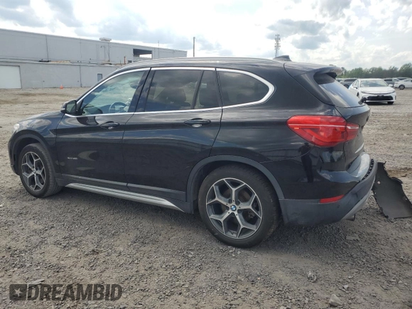 2017 BMW X1 xDrive28i with VIN WBXHT3C39H5F81200, listed as a Copart auction lot 55304485 with 88,948 mi miles and Salvage Title. Bid and sale history available at DreamBid. Image 2.