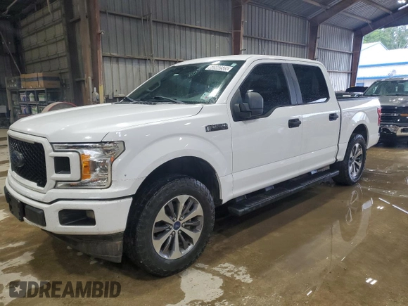 2019 Ford F-150 XL with VIN 1FTEW1C59KKC32296, listed as a Copart auction lot 60960505 with 163,942 mi miles and Clean title. Bid and sale history available at DreamBid. Image 1.