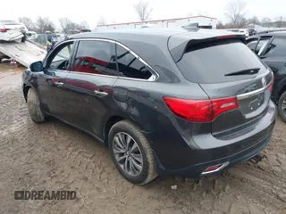 2014 Acura MDX Tech Pkg with VIN 5FRYD4H43EB504717, listed as a IAAI auction lot 41126914 with 1 mi miles. Bid and sale history available at carsss.com. Image 3.