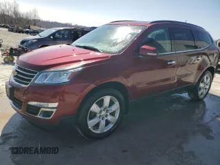 2017 Chevrolet Traverse LT with VIN 1GNKRGKD2HJ148753, listed as a Copart auction lot 48069075 with 129,821 mi miles and Salvage Title. Bid and sale history available at DreamBid. Image 1.
