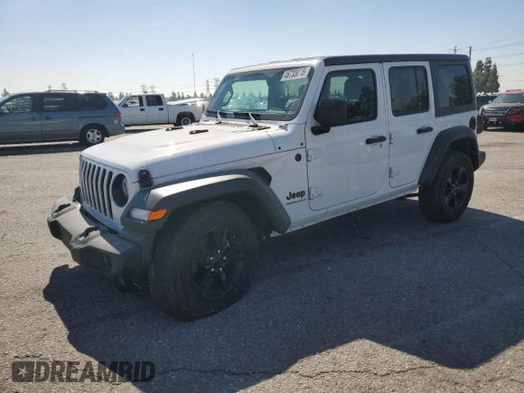 2023 Jeep Wrangler Sport Altitude with VIN 1C4HJXDG3PW623930, listed as a Copart auction lot 46733035 with 26,032 mi miles and Salvage Title. Bid and sale history available at DreamBid. Image 1.