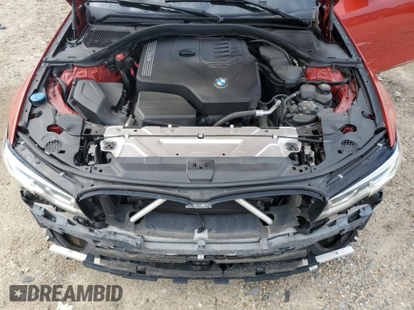 2020 BMW 3 Series 330i with VIN WBA5R1C09LFH84841, listed as a Copart auction lot 63381524 with 88,325 mi miles and Salvage Title. Bid and sale history available at carsss.com. Image 13.
