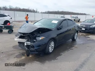 2014 Dodge Dart SXT with VIN 1C3CDFBB9ED833593, listed as a IAAI auction lot 41705243 with 148,810 mi miles. Bid and sale history available at carsss.com. Image 2.