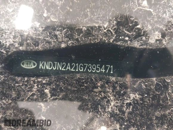 2016 Kia Soul with VIN KNDJN2A21G7395471, listed as a IAAI auction lot 41588730 with 89,522 mi miles and . Bid and sale history available at DreamBid. Image 9.