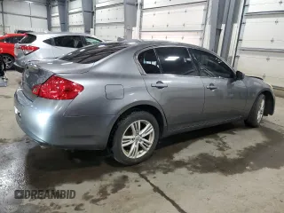 2011 Infiniti G25 x with VIN JN1DV6AR4BM651276, listed as a Copart auction lot 43564085 with 132,576 mi miles and Salvage Title. Bid and sale history available at DreamBid. Image 3.