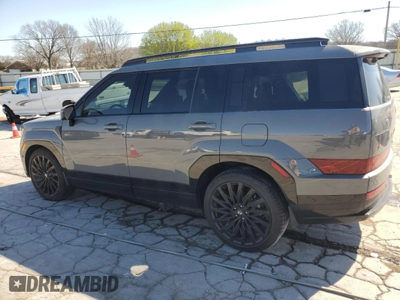 2025 Hyundai Santa Fe Calligraphy z VIN 5NMP5DGL6SH069088, wystawiony jako Copart lot #50767405 z przebiegiem 5 995 mil mil oraz Szkoda całkowita • Salvage title. Historia ofert i sprzedaży dostępna na DreamBid. Obrazek 2.