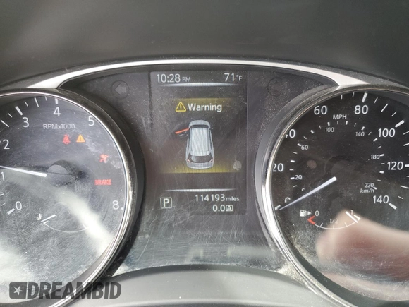 2016 Nissan Rogue SV with VIN KNMAT2MV5GP697440, listed as a Copart auction lot 50920905 with 114,193 mi miles and Salvage Title. Bid and sale history available at carsss.com. Image 9.