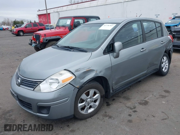 2007 Nissan Versa 1.8 S with VIN 3N1BC13E27L419464, listed as a IAAI auction lot 41776767 with 184,484 mi miles. Bid and sale history available at carsss.com. Image 17.
