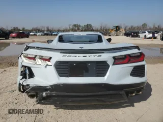 2024 Chevrolet Corvette 1LT with VIN 1G1YA2D46R5109841, listed as a Copart auction lot 43243585 with 7,840 mi miles and Salvage title. Bid and sale history available at DreamBid. Image 6.