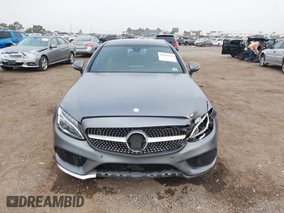 2017 Mercedes-Benz C 300 with VIN WDDWJ4JB2HF340540, listed as a IAAI auction lot 41166645 with 41,789 mi miles and . Bid and sale history available at carsss.com. Image 12.