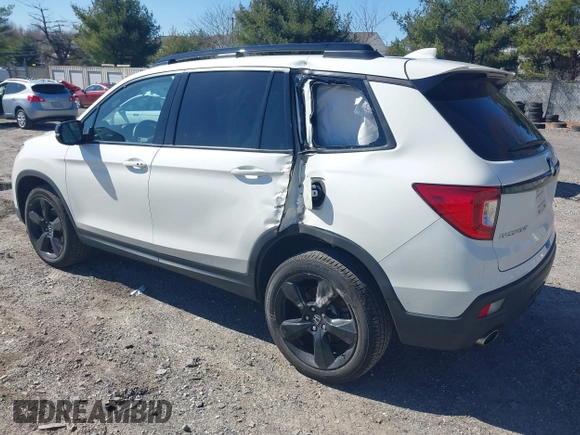 2019 Honda Passport Elite z VIN 5FNYF8H04KB005307, wystawiony jako IAAI lot #41828725 z przebiegiem 61 864 mil mil oraz . Historia ofert i sprzedaży dostępna na DreamBid. Obrazek 3.