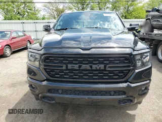 2022 Ram 1500 Big Horn z VIN 1C6SRFBT2NN137192, wystawiony jako Copart lot #56176235 z przebiegiem 78 236 mil mil oraz Szkoda całkowita • Salvage title. Historia ofert i sprzedaży dostępna na DreamBid. Obrazek 5.