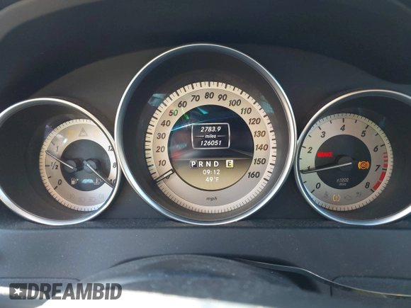 2012 Mercedes-Benz C 350 Sport with VIN WDDGF5HB5CR220949, listed as a IAAI auction lot 41555458 with 126,051 mi miles and . Bid and sale history available at DreamBid. Image 7.