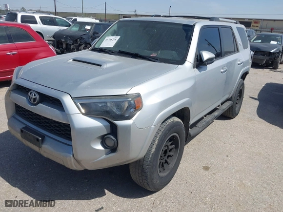 2017 Toyota 4Runner SR5 with VIN JTEBU5JR9H5437934, listed as a IAAI auction lot 41755278 with 258,371 mi miles. Bid and sale history available at carsss.com. Image 17.