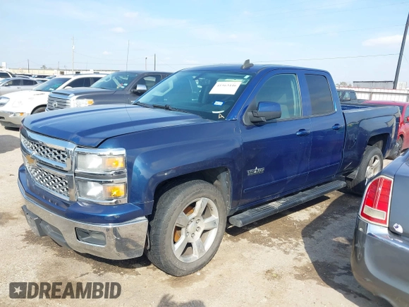 2015 Chevrolet Silverado 1500 LT with VIN 1GCRCREC2FZ297041, listed as a IAAI auction lot 41563446 with 186,163 mi miles. Bid and sale history available at carsss.com. Image 17.