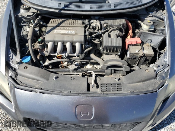 2014 Honda CR-Z with VIN JHMZF1D45ES001809, listed as a Copart auction lot 44928165 with 206,044 mi miles and Salvage Title. Bid and sale history available at DreamBid. Image 12.