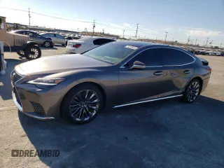 2023 Lexus LS with VIN JTHD51FF9P5018075, listed as a Copart auction lot 75315043 with 28,295 mi miles. Bid and sale history available at carsss.com. Image 1.