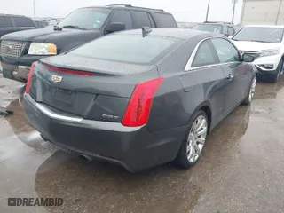 2015 Cadillac ATS Coupe Standard RWD with VIN 1G6AA1RX4F0118099, listed as a IAAI auction lot 41452251 with 163,432 mi miles. Bid and sale history available at carsss.com. Image 4.