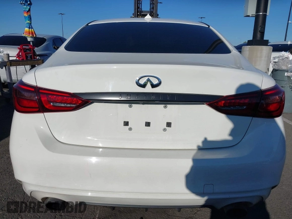 2020 Infiniti Q50 3.0t LUXE with VIN JN1EV7AP0LM207094, listed as a IAAI auction lot 41754138 with 66,609 mi miles. Bid and sale history available at carsss.com. Image 17.
