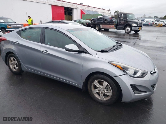 2015 Hyundai Elantra Limited with VIN 5NPDH4AE4FH604206, listed as a IAAI auction lot 41190171 with 101,389 mi miles. Bid and sale history available at carsss.com. Image 1.