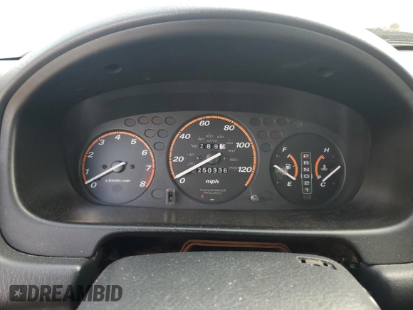 2001 Honda CR-V LX with VIN JHLRD28401S017050, listed as a Copart auction lot 51056085 with 250,336 mi miles and Salvage Title. Bid and sale history available at carsss.com. Image 9.