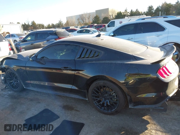 2020 Ford Mustang GT with VIN 1FA6P8CF6L5177993, listed as a IAAI auction lot 41105212 with 79,453 mi miles and . Bid and sale history available at DreamBid. Image 15.