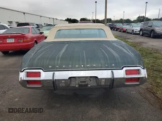 1971 Oldsmobile Cutlass with VIN 342671M222369, listed as a Copart auction lot 75074494 with Not Provided miles and Salvage Title. Bid and sale history available at DreamBid. Image 6.