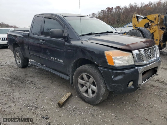 2010 Nissan Titan SV with VIN 1N6BA0CC1AN320568, listed as a Copart auction lot 77943864 with NaN miles and Salvage Title. Bid and sale history available at carsss.com. Image 4.