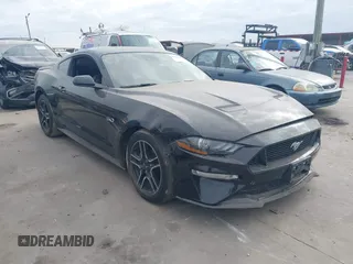 2021 Ford Mustang GT with VIN 1FA6P8CF7M5110756, listed as a IAAI auction lot 40629234 with 81,270 mi miles. Bid and sale history available at carsss.com. Image 1.