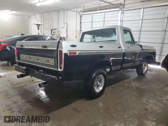 1977 Ford Ranger with VIN F15BN021617, listed as a Copart auction lot 79093924 with 60,808 mi miles and Salvage Title. Bid and sale history available at DreamBid. Image 3.