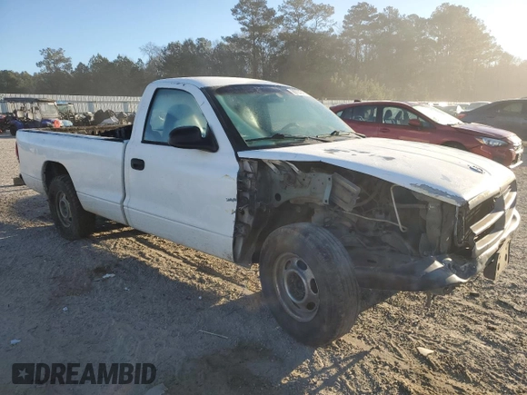 1997 Dodge Dakota with VIN 1B7FL26X1VS197791, listed as a Copart auction lot 88724045 with Not Provided miles and Salvage Title. Bid and sale history available at carsss.com. Image 4.