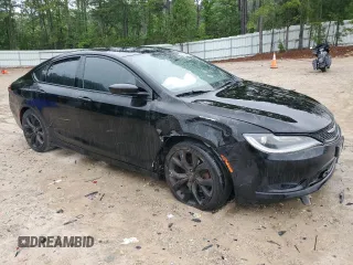 2015 Chrysler 200 S with VIN 1C3CCCBB7FN638895, listed as a Copart auction lot 59626025 with 102,837 mi miles and Salvage title. Bid and sale history available at DreamBid. Image 4.