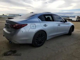 2020 Infiniti Q50 3.0t LUXE with VIN JN1EV7AP9LM208230, listed as a Copart auction lot 47831295 with 79,459 mi miles and Salvage Title. Bid and sale history available at carsss.com. Image 3.