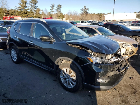 2018 Nissan Rogue SV with VIN 5N1AT2MV7JC818320, listed as a Copart auction lot 46848585 with 54,190 mi miles and Salvage Title. Bid and sale history available at carsss.com. Image 4.