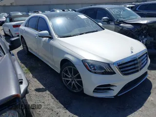 2018 Mercedes-Benz S 560 with VIN WDDUG8DB0JA416705, listed as a IAAI auction lot 41533553 with 30,268 mi miles and . Bid and sale history available at carsss.com. Image 1.