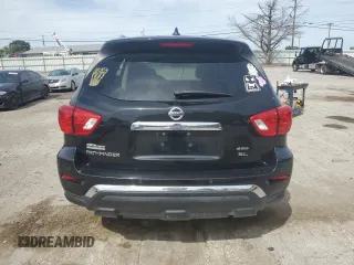 2019 Nissan Pathfinder SL z VIN 5N1DR2MM7KC629820, wystawiony jako Copart lot #69378794 z przebiegiem Nie podano mil oraz Szkoda całkowita • Salvage title. Historia ofert i sprzedaży dostępna na DreamBid. Obrazek 6.