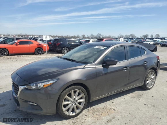 2017 Mazda Mazda3 4-Door Touring with VIN 3MZBN1V75HM116175, listed as a Copart auction lot 50328285 with 117,364 mi miles and Salvage Title. Bid and sale history available at carsss.com. Image 1.