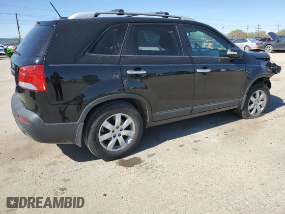 2011 Kia Sorento LX with VIN 5XYKT4A16BG117335, listed as a Copart auction lot 51291784 with 137,896 mi miles and Salvage Title. Bid and sale history available at carsss.com. Image 3.