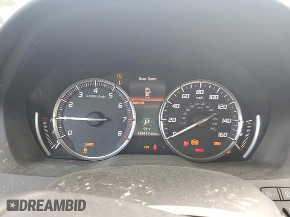 2014 Acura MDX Advance with VIN 5FRYD4H83EB037575, listed as a Copart auction lot 50621255 with 129,417 mi miles and Salvage Title. Bid and sale history available at DreamBid. Image 9.