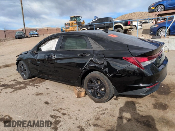 2023 Hyundai Elantra SEL with VIN 5NPLM4AG4PH095583, listed as a Copart auction lot 52349355 with 37,202 mi miles and Non repairable. Bid and sale history available at DreamBid. Image 2.