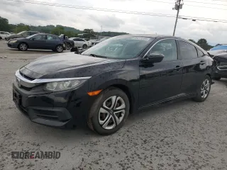 2016 Honda Civic Sedan LX with VIN 2HGFC2F51GH561721, listed as a Copart auction lot 86119554 with 124,787 mi miles and Salvage Title. Bid and sale history available at carsss.com. Image 1.