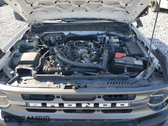 2023 Ford Bronco with VIN 1FMEE5DP1PLA95751, listed as a Copart auction lot 52571225 with Not provided miles and Salvage title. Bid and sale history available at DreamBid. Image 12.